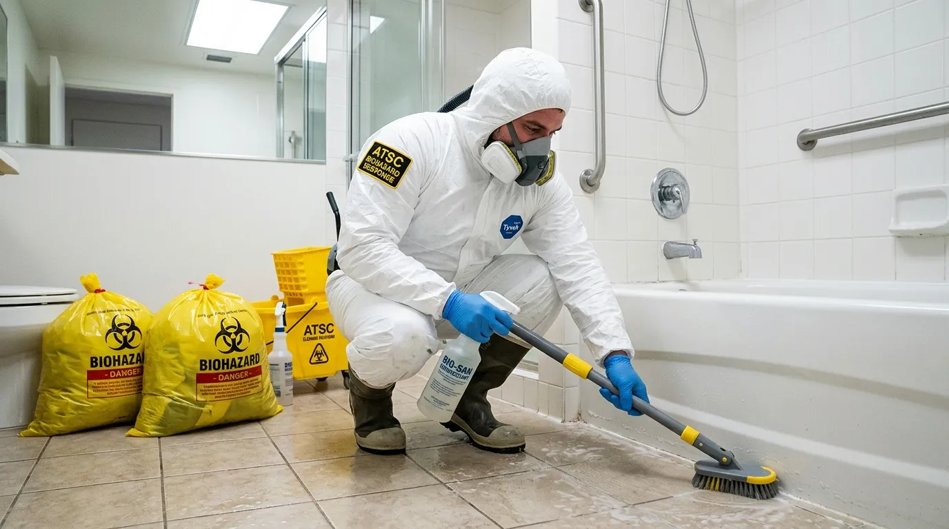 Decontamination equipment deployed for Blood Cleanup in Braselton